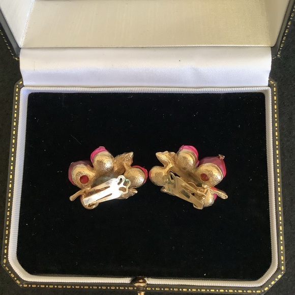 Vintage ART signed brooch & earrings sets. - Picture 9 of 12